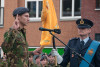Beëdigings ceremonie op het Ouwe Raedthuysplein in Hoogerheide