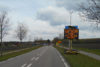 Kruising Moerkantsebaan / Weg naar Wouw in Huijbergen afgesloten