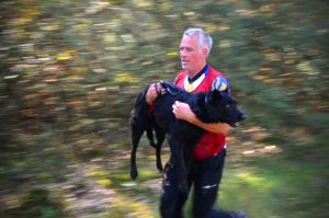 Hondenbiathlon voor 25ste keer op vliegbasis (videoreportage)