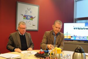 Wethouder Martin Groffen presenteert Wielerplan Woensdrecht 2017-2020