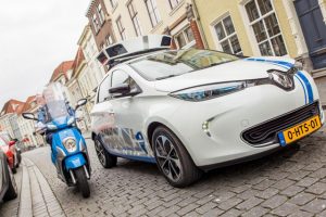 Gemeente Bergen op Zoom heeft een wereldprimeur met de elektrische scanauto