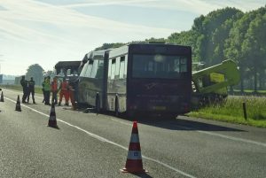 Busongeluk op A58 Woensdrecht/Rilland